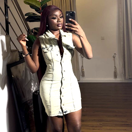 04 - Titan Short denim dress